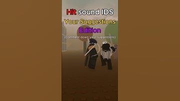 Hit sound IDS Your suggestions || Forsaken #roblox #forsakenroblox #forsaken