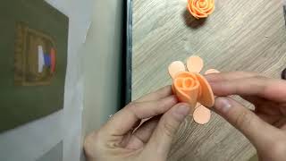 Little rose from izolona. 
  Маленькая розочка из изолона