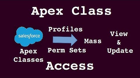 Bulk Setup Apex Class Access
