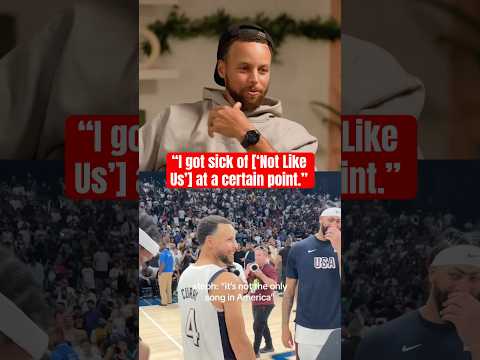 Steph was tired of hearing “Not Like Us” 😅 (via @Complex, @speedymorman, inabudhabi)