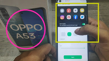 How to change icon  style in OPPO A53 | How can I change app icon in Oppo A53| How can my Oppo icon