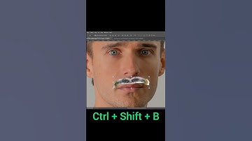 Create Facial Hair - Short Photoshop Tutorial #shorts #youtubeshorts #short