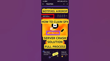 Not pixel px claiming start | notpixel server crash problem solution | not pixel airdrop #shorts