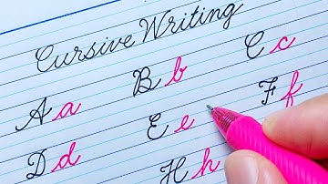 Cursive writing a to z for beginners | Cursive abcd | Cursive handwriting abc | Cursive writing abcd
