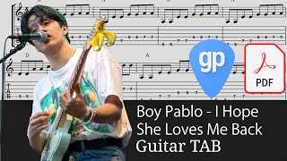 Boy Pablo - I Hope She Loves Me Back Guitar Tabs [TABS]