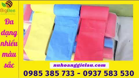 Túi rác cuộn chất lượng đa dạng nhiều màu tại Thu Hồng