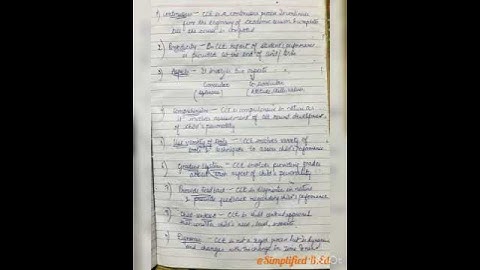 Important topic from pedagogy Continuous and Comprehensive Evaluation #gndu#cce#pedagogy#evaluation