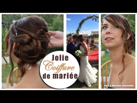 Jolie Coiffure De Mariée Spécial Mariage La Hairstyle Inspiration
