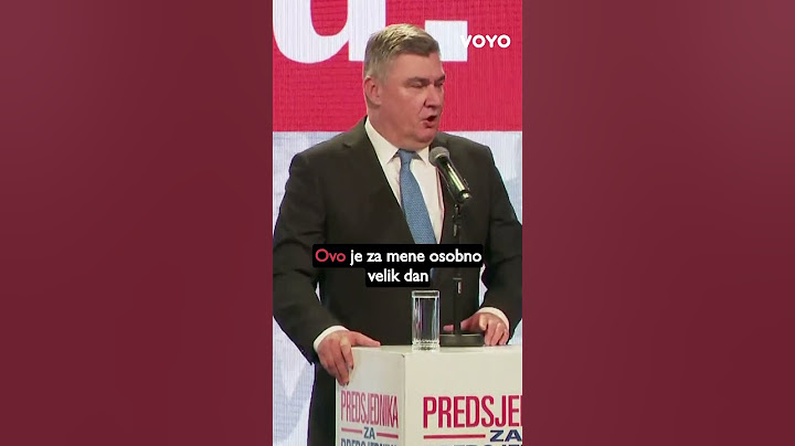 Prvi govor novog hrvatskog predsjednika! #izbori2025
