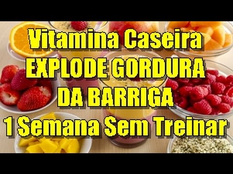 Vitamina Caseira que EXPLODE Toda GORDURA DA BARRIGA em 1 Semana Sem Treinar - AMEI O RESULTADO!!!