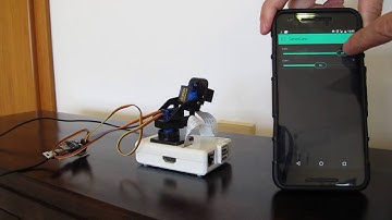ESP8266 01 Controlling Servos to Pan & Tilt Raspberry Pi Camera through Blynk