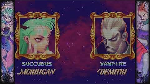 CAPCOM Fighting Collection- “DarkStalkers: The Night Warriors (Arcade) Morrigan Aensland