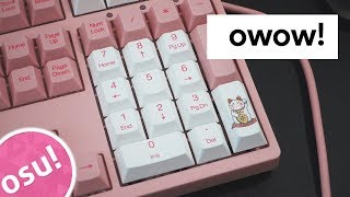 osu! with KAWAII keyboard [AKKO 3108 V2 Tokyo World Tour]