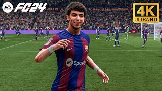 EA FC 24 - Barcelona vs Real Madrid | El Clasico Gameplay [4K 60FPS]