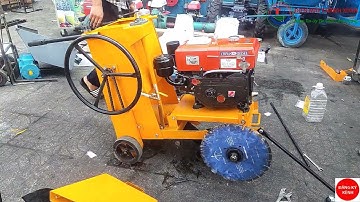 Máy cắt đường Bê tông Khung VIFUCO 20 Việt Nam đầu nổ D8 12HP