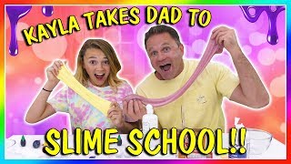 KAYLA TAKES DAD TO SLYME SCHOOL | We Are The Davises
