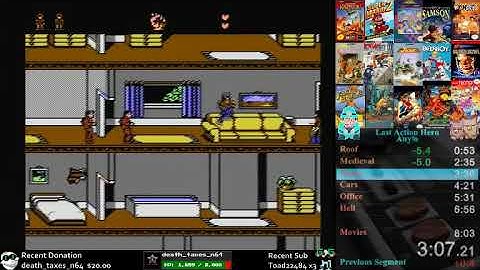 NES Last Action Hero 7:59 Speedrun World Record