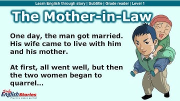 The Mother-in-Law | Level 1 | English Audio Story with Subtitles | Daily English Stories