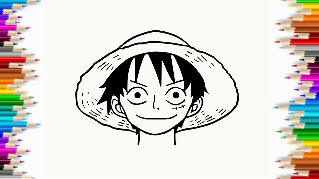 Cùng Bé Vẽ Nhân Vật Phim Hoạt Hình Vua Hải Tặc Anime One Piece Luffy | How  To Draw Luffy - Youtube