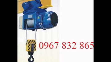 Pa lăng cáp điện 2 tấn, 3 tấn 5 tấn, 1 tấn, pa lăng cáp dầm đơn 1 tấn 9m