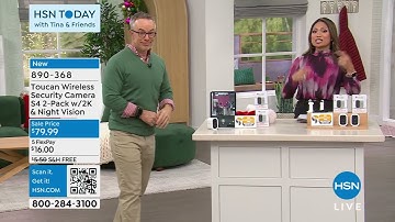 Toucan Wireless Security Camera S4 2Pack with 2K Video  ...