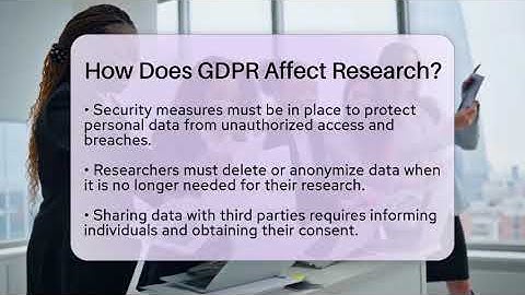 How Does GDPR Affect Research? - Everyday-Networking