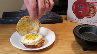 Egg & Cheese Biscuit in Dash Mini Pie Maker