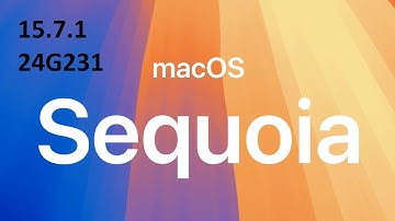 macOS 15.7.1 Sequoia 24G231 download and create bootable installer for any Macs from macOS