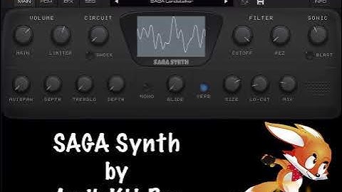 SAGA Synth - 16-Bit Game Chip Synth by Audiokit Pro