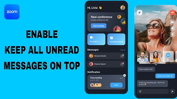 How To Enable Keep All Unread Messages On Top On Zoom App | Step By Step