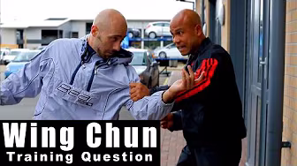 Wing Chun training - wing chun how to deal with grab and punch in the street Q33