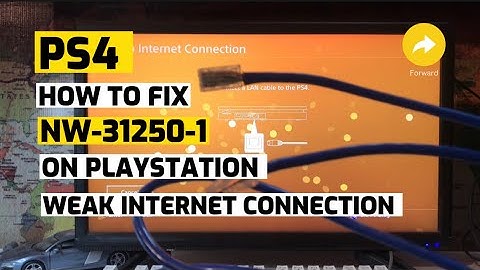 How to fix Ps4 NW-31250-1 Weak Internet Connection Fixed