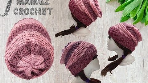 Slouchy Robin Beanie Hat / How to make a Slouchy Beanie / Easy crochet tutorial / Crochet pattern