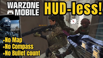 GOING HUD-LESS | ON NEW MP MAP IN WARZONE MOBILE (CRASH 24/7) | iPHONE SE 3 GAMEPLAY