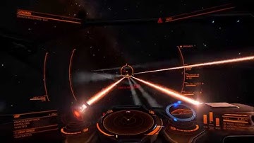 Elite Dangerous - Weapons configuration test of lasers & cannons