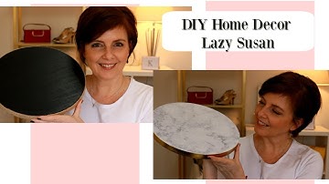 DIY Lazy Susans - How to make Lazy Susan with Dollar Store items