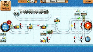 Train Track Line Maze - Train Game - Android Gameplay #1469