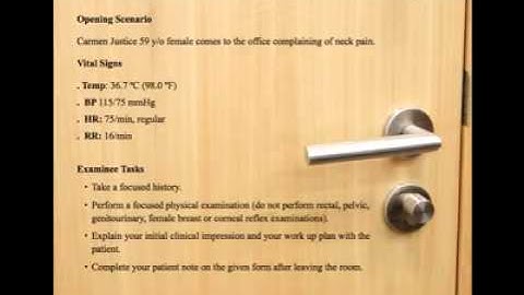 USMLE STEP 2 CS EXAM VIDEOS