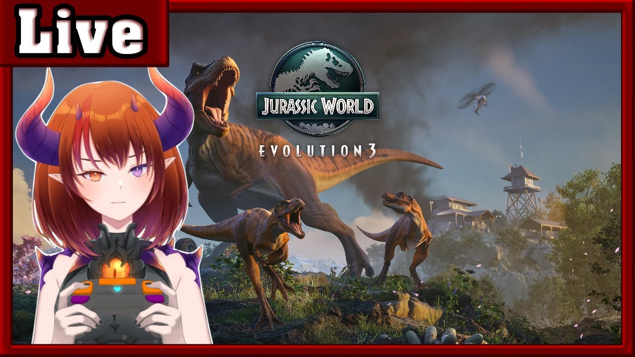 Jurassic World Evolution 3 - Let's build a park and release dinosaurs ...