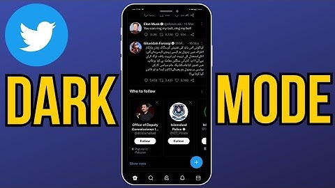 How to Turn on Dark Mode on Twitter (2023) | Twitter Dark Mode