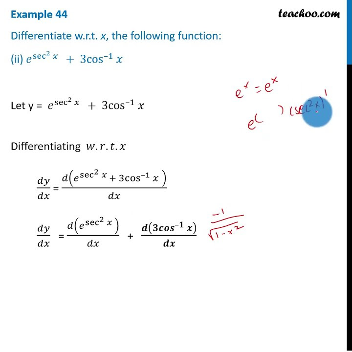 differentiate-e-sec-2-x-3-cos-1-x-with-video-teachoo-youtube