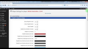 Radio Player Shoutcast and Icecast - Step 2: Create a new player and manage the player settings