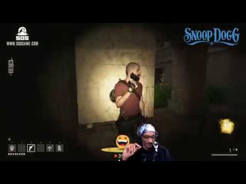 SNOOP DOG playing SOS on Twitch and smoking weed