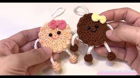 Crochet Cookies | Crochet Oreo Cookies | Easy Crochet Cookies Tutorial For Beginners
