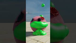 Pacman vs corona virus | Special effects | 3d animation | #shorts Resimi