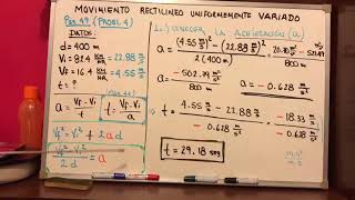 Movimiento Rectilíneo - Física