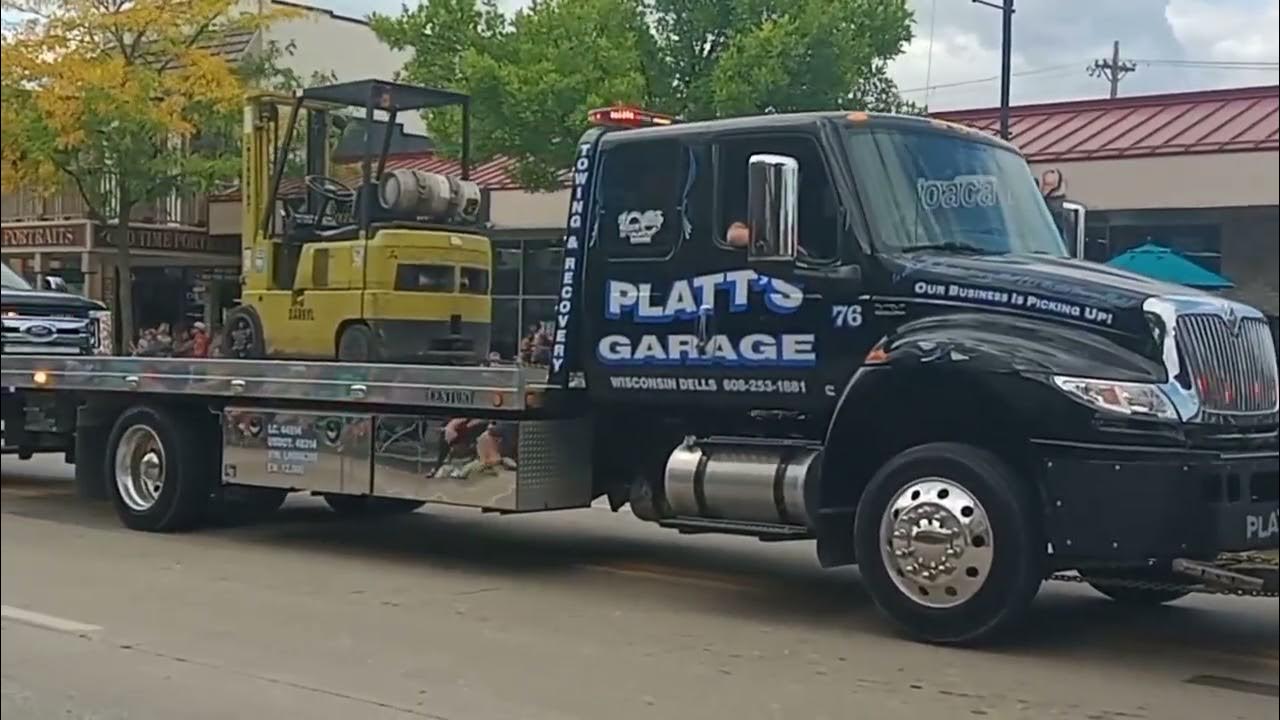 Platt's Towing Wisconsin Dells towing one million pounds! WoZhaWa