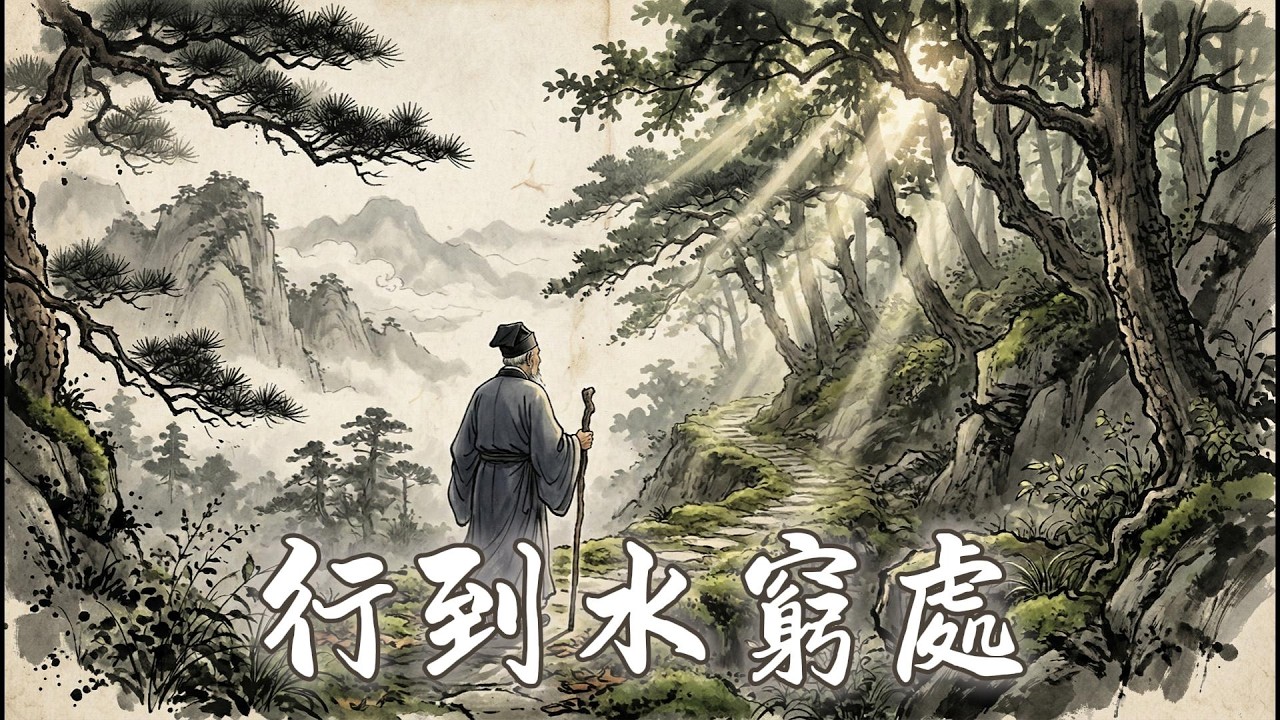 【跟王維學隨遇而安】在安史之亂被俘的王維，如何死裡逃生？晚年看破人生的無常，寫下《終南別業》｜行到水窮處｜望月書齋