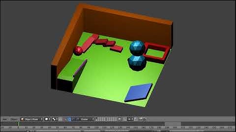 Simple Rube Goldberg Machine - Blender