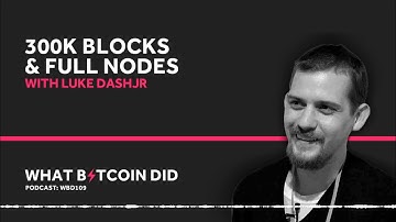 Luke Dashjr on 300k Blocks and Full Nodes